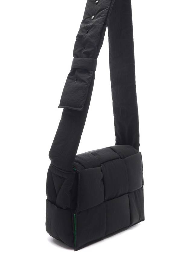 Bottega Veneta Cassette Padded Small Cross Bag Black