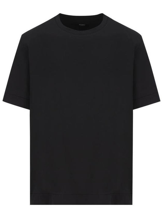 Fendi Staff Only Cotton Short Sleeve T-Shirt Black