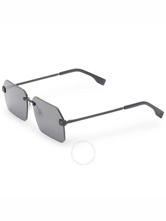 Fendi Fendi Smoke Geometric Men's Sunglasses FE40043U 02A 59