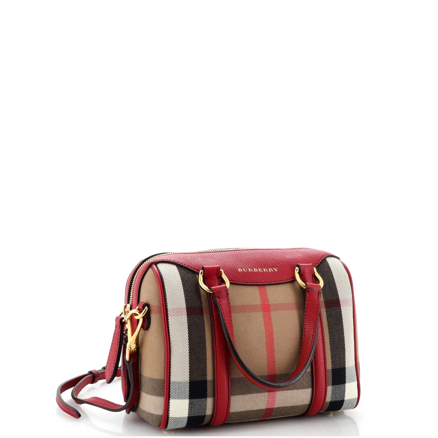 Alchester Convertible Satchel House Check Canvas Small