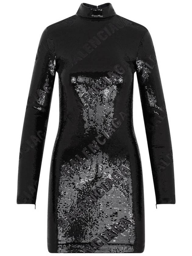 Balenciaga midi dress 725104TMR68 1102 BLACK