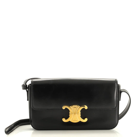 Celine Triomphe East-West Shoulder Bag Smooth Calfskin