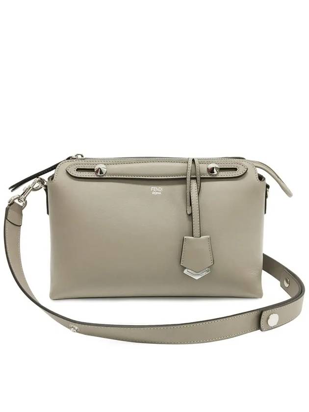 Fendi By The Way Boston Leather Medium Tote Bag Beige