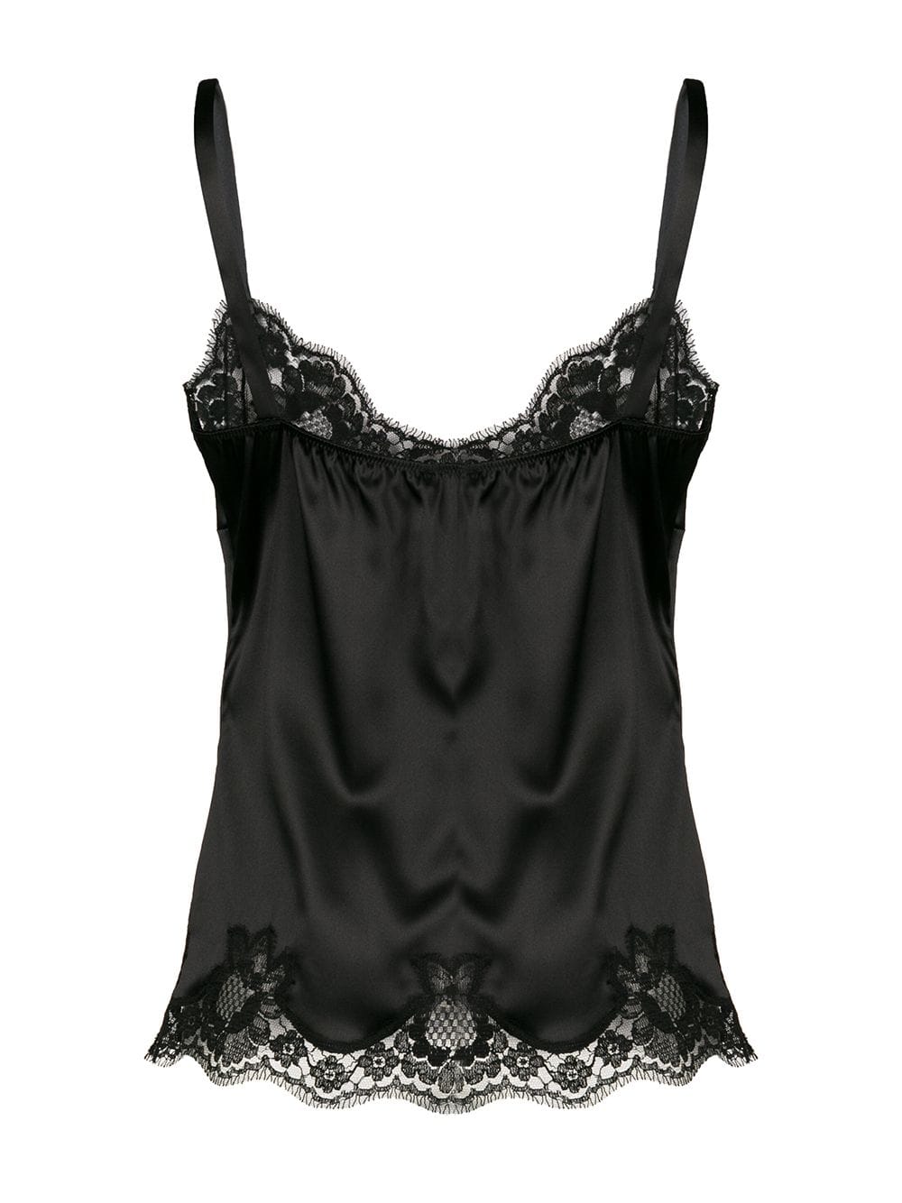 Dolce & Gabbana Women Lace-Detail Satin Camisole Top