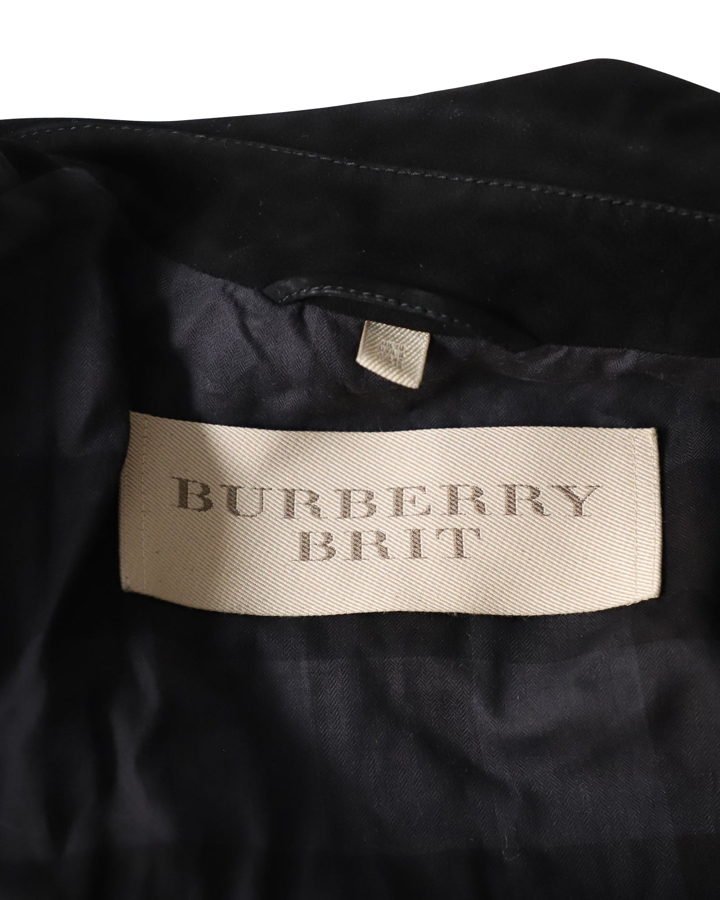 Burberry Arnstead Fringe Biker Jacket in Black Suede
