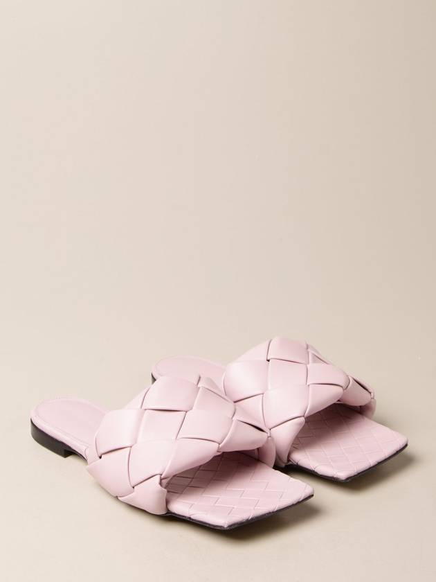Bottega Veneta WoMen's Lido Leather Slippers Cameo