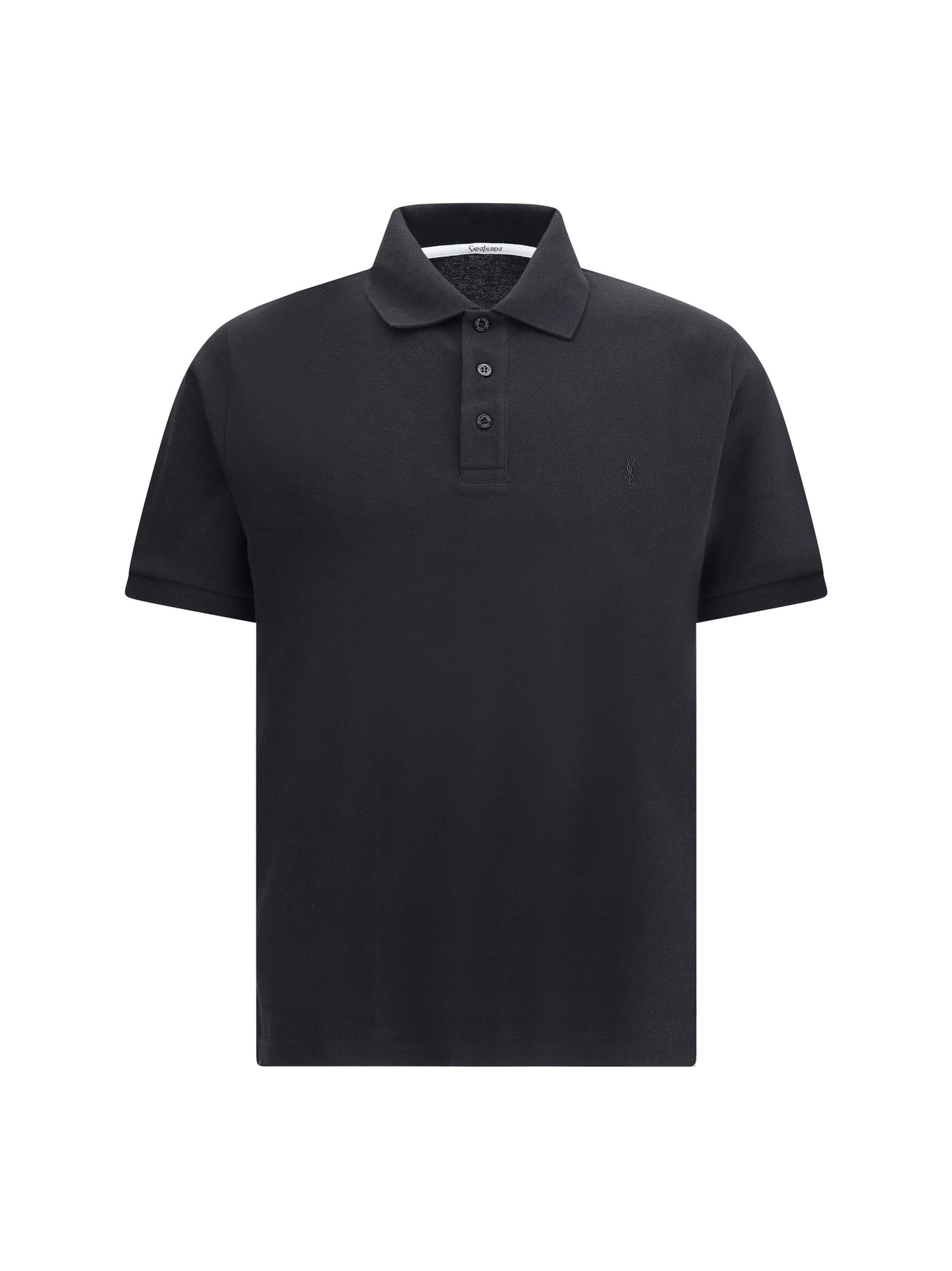 Saint Laurent Men Cotton Polo Shirt