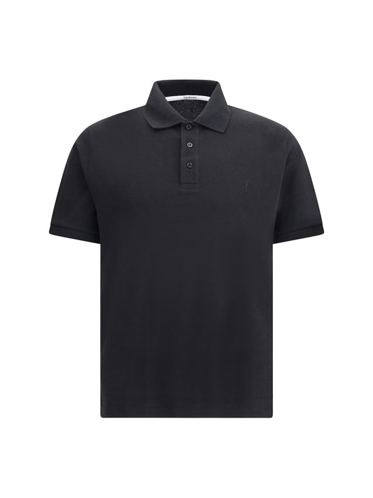 Saint Laurent Men Cotton Polo Shirt