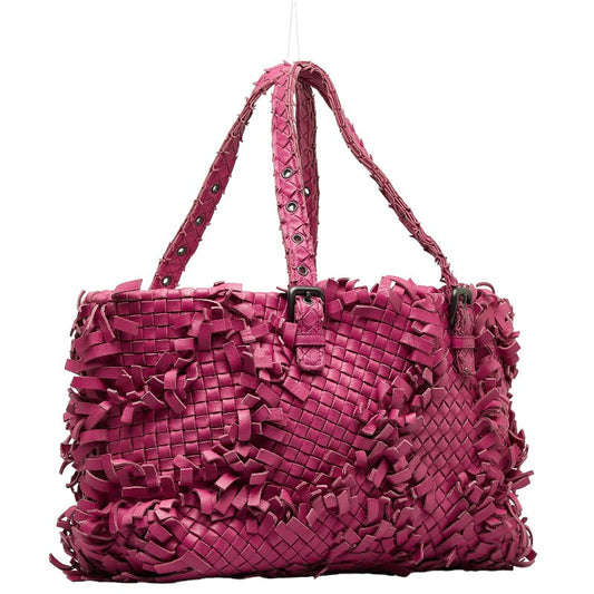 Bottega Veneta  Intrecciato Tote Bag in Leather Purple Ladies 278480