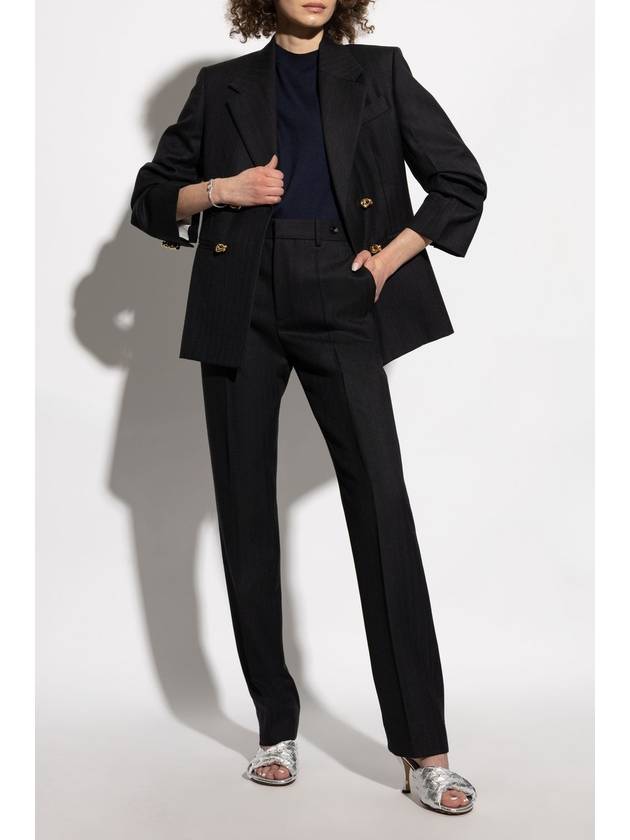 Bottega Veneta Bottega Veneta Blazer With Open Lapels, Women's, Black