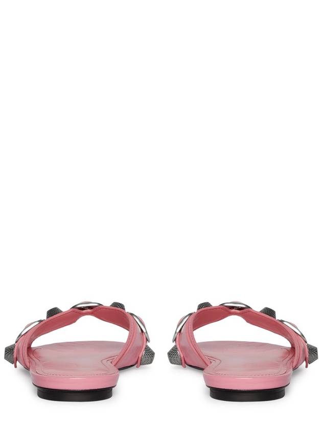 Balenciaga Women's Cargol Lambskin Slippers Pink