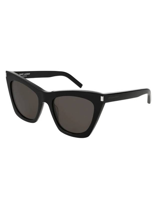 Saint Laurent Eyewear SL214 001 New Wave Kate Cats Eye Sunglasses Black