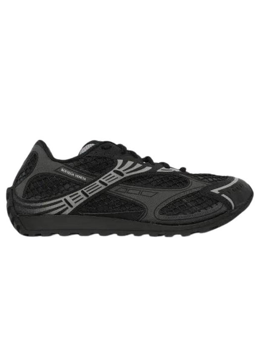 Bottega Veneta Orbit Mesh Low Top Sneakers Black