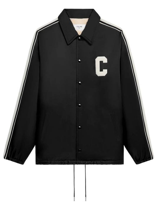 CELINE Coach C Patch Nylon Jacket Black