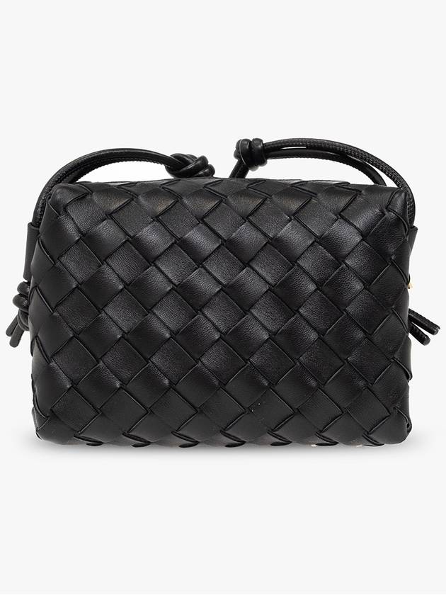Bottega Veneta Loop Camera Mini Cross Bag Black