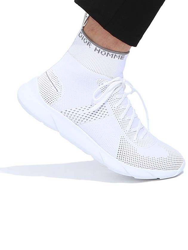 B21 Socks Knit High Top Sneakers White Dior