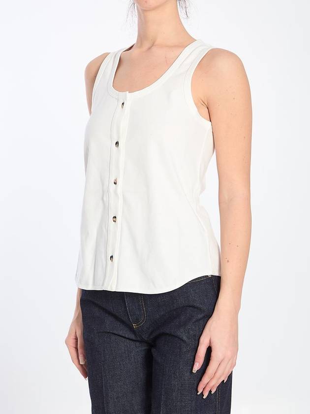 Bottega Veneta Tank Top With Buttons