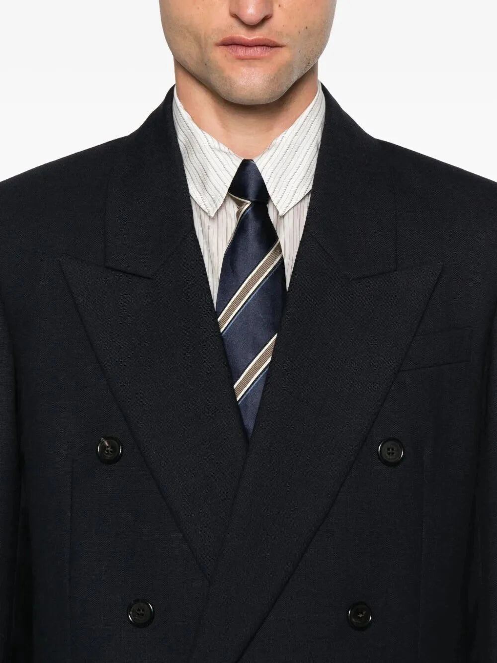 Saint Laurent Men Double-Breasted Blazer