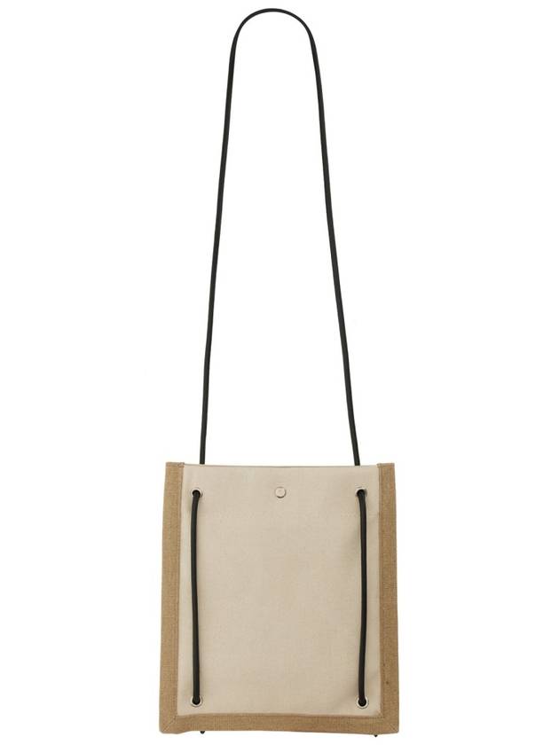 Saint Laurent Universal Flat Cross Bag Ecru
