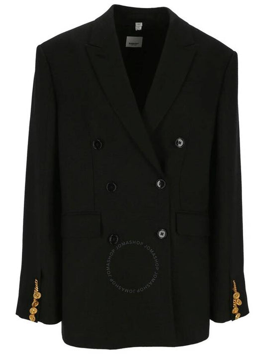 Burberry Burberry Long Sleeve Double Breasted Jacket, Brand Size 8 (US Size 6)