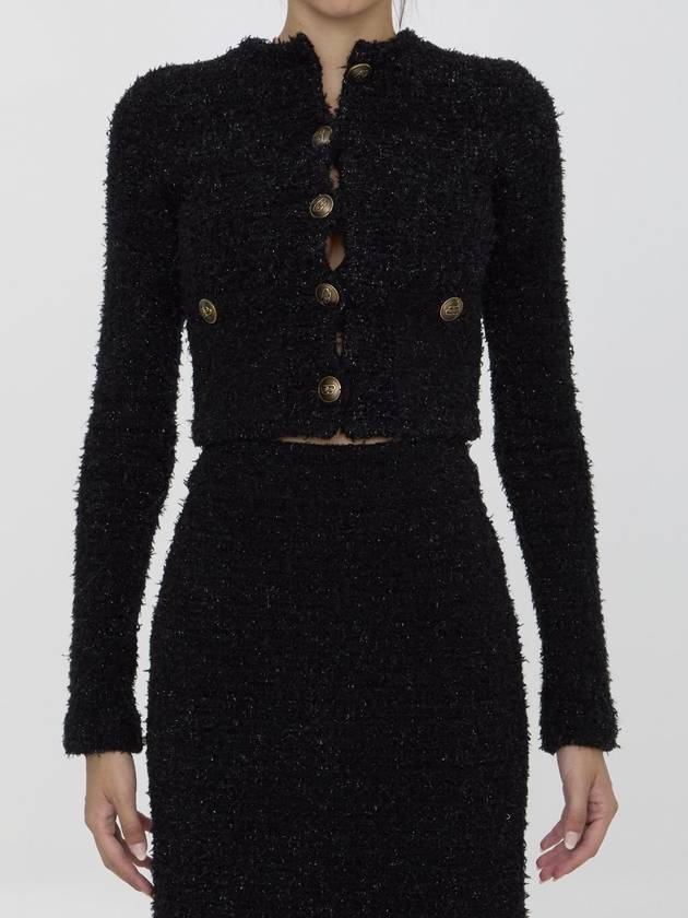 Balenciaga Cropped cardigan in tweed