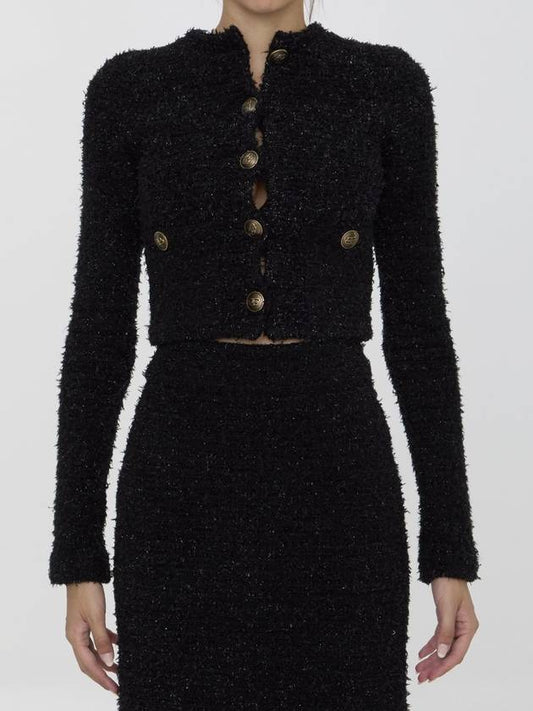 Balenciaga Cropped cardigan in tweed