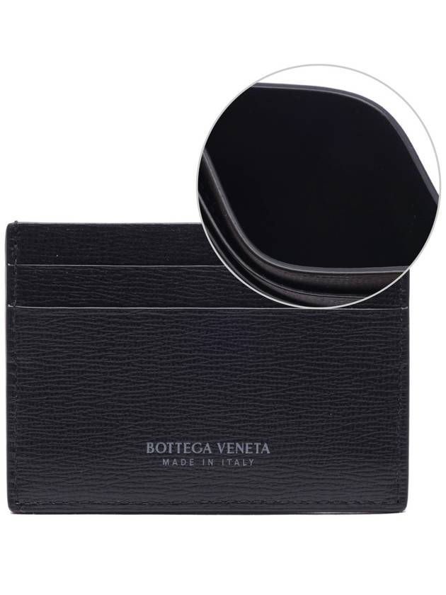 Bottega Veneta Logo Card Wallet Black