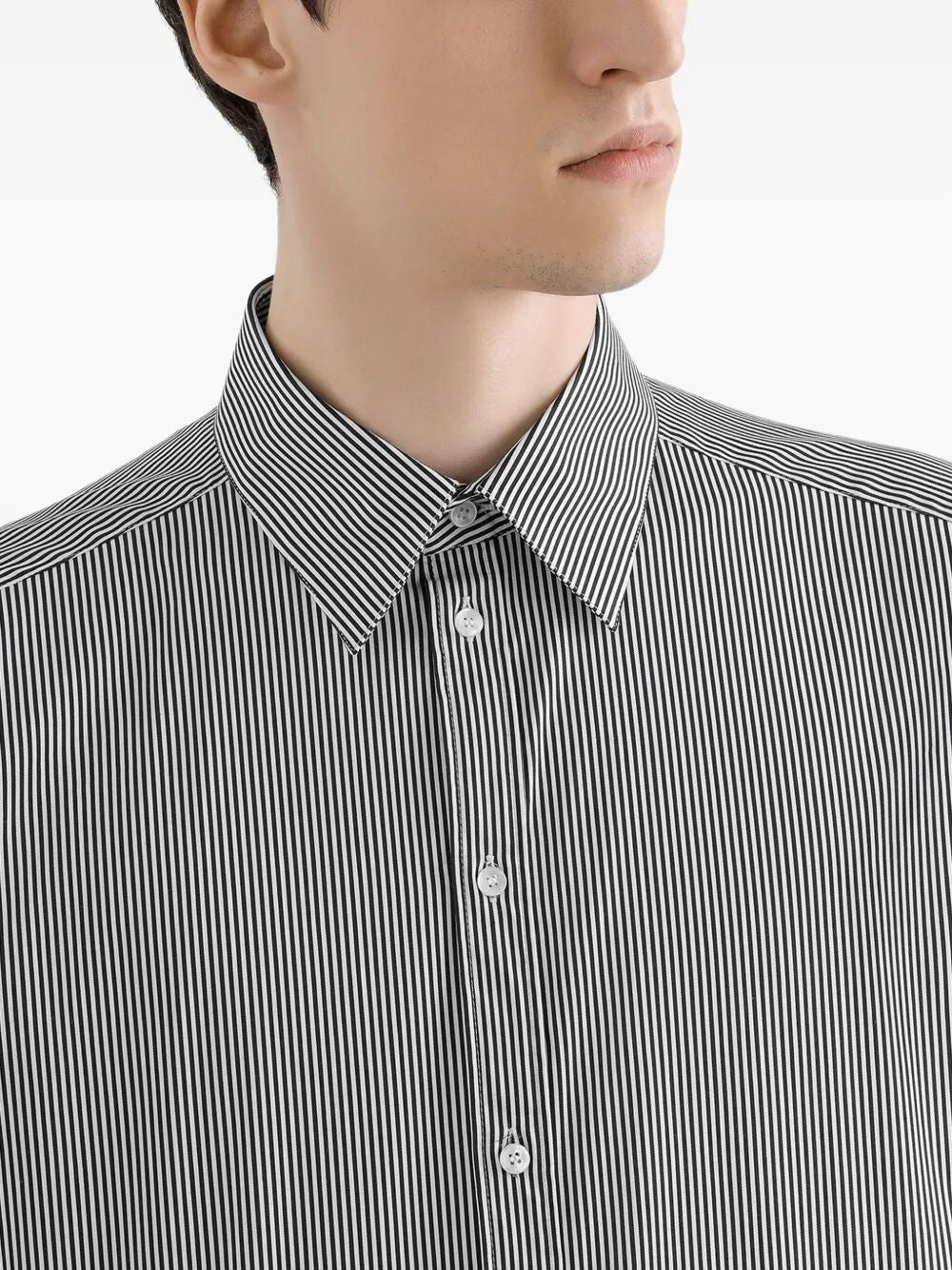 Dolce & Gabbana Men Striped Cotton Shirt