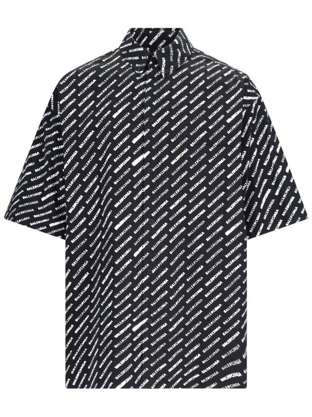 Balenciaga long sleeve shirt BLACK WHITE