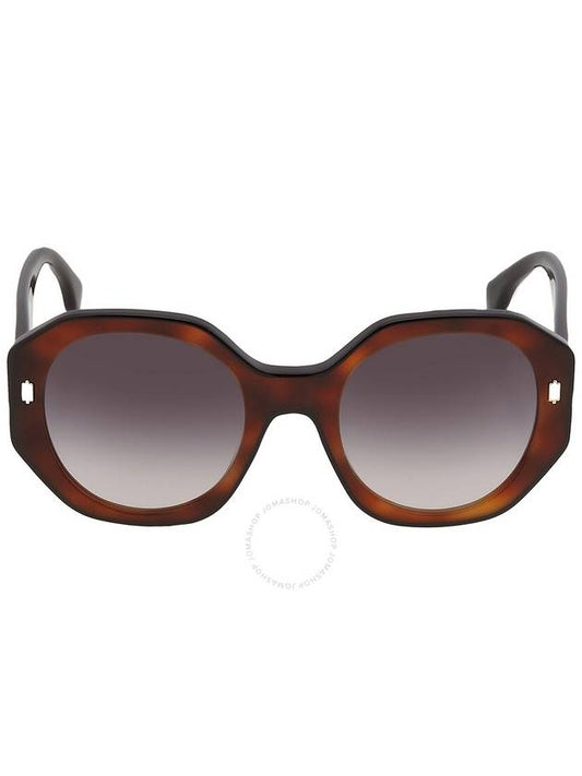 Fendi Fendi Gradient Smoke Geometric Ladies Sunglasses FE40045I 53B 54