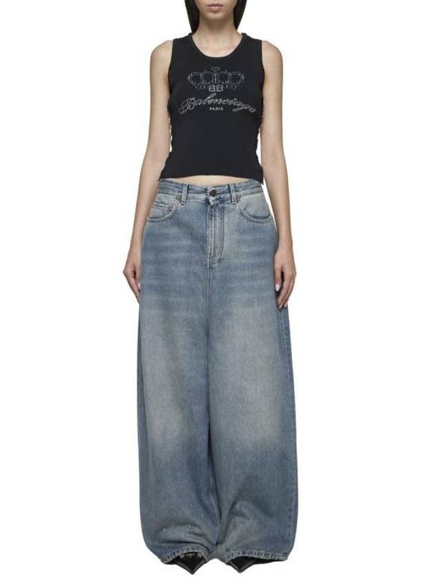 Balenciaga Low Crotch Jeans Blue