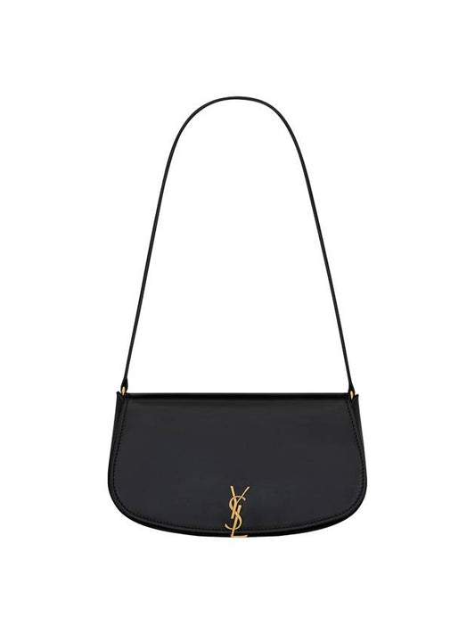 Saint Laurent Voltaire Box Half-moon Shoulder Bag Black