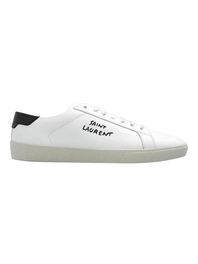 Saint Laurent Court Classic SL 06 Leather Low Top Sneakers White