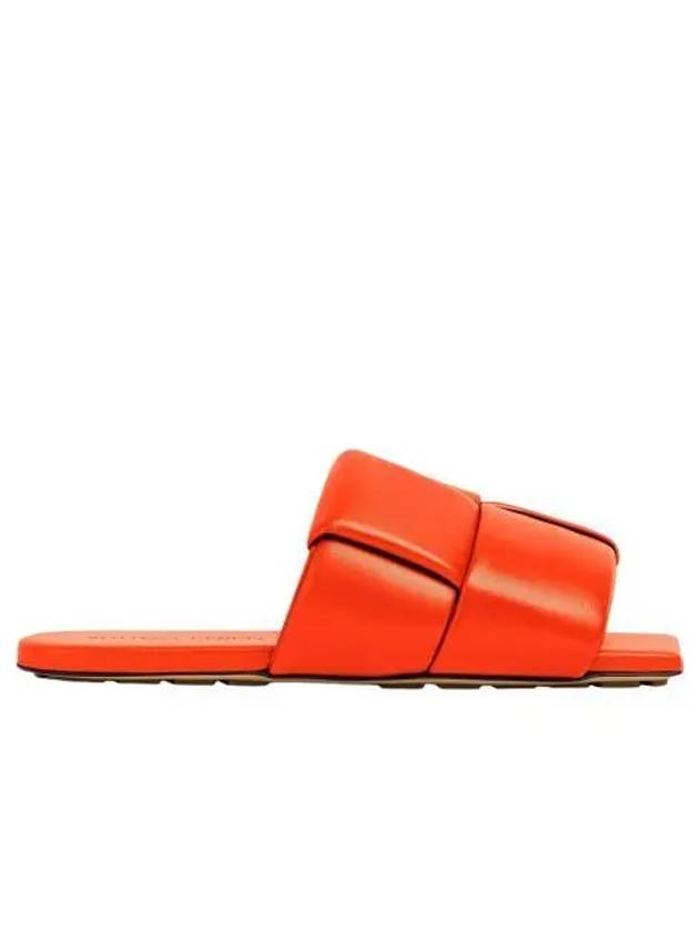 Bottega Veneta Bottega Veneta Intrecciato Patch Flat Mule Orange