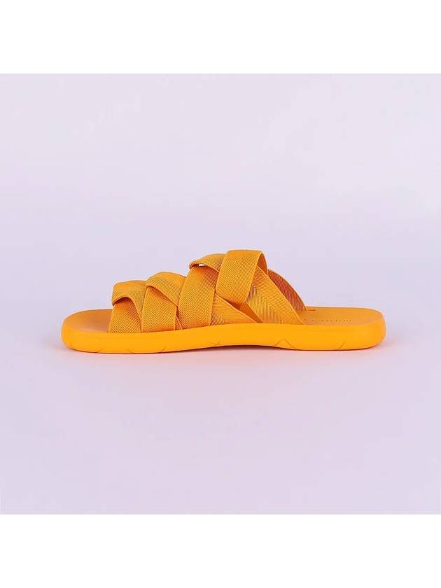 Bottega Veneta Intrecciato Flat Slippers Tangerine