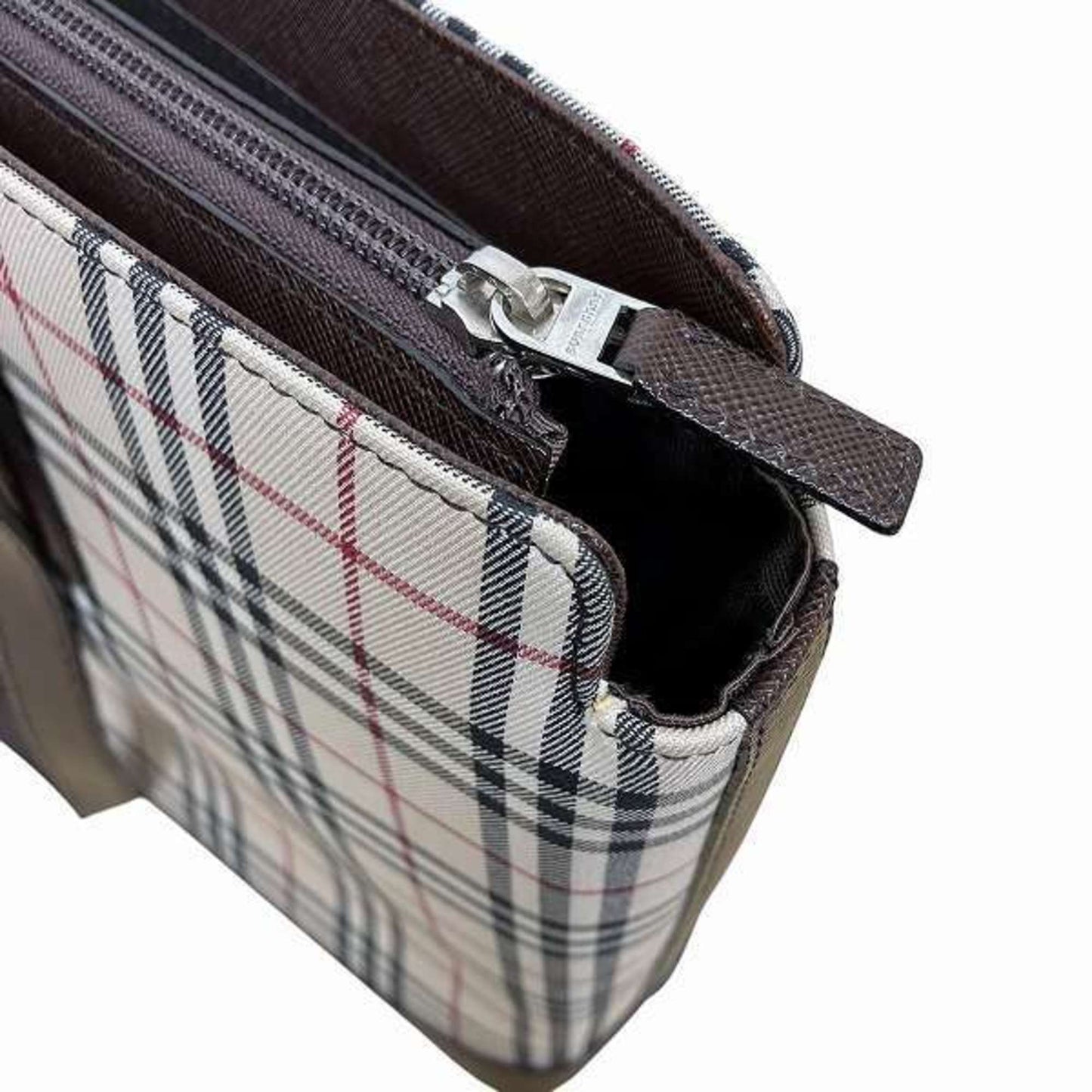 Burberry   Canvas Leather Shoulder Bag Tote Bag ()