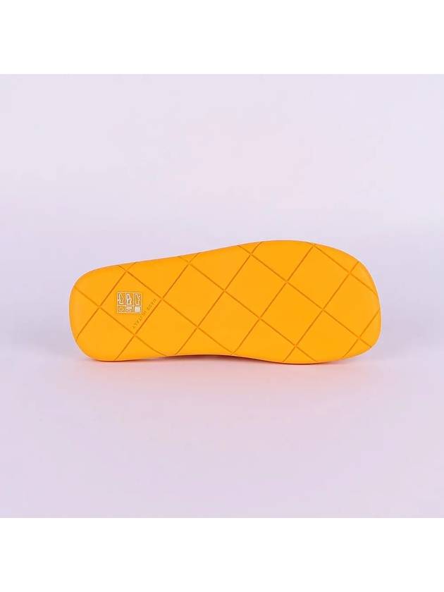 Bottega Veneta Intrecciato Flat Slippers Tangerine