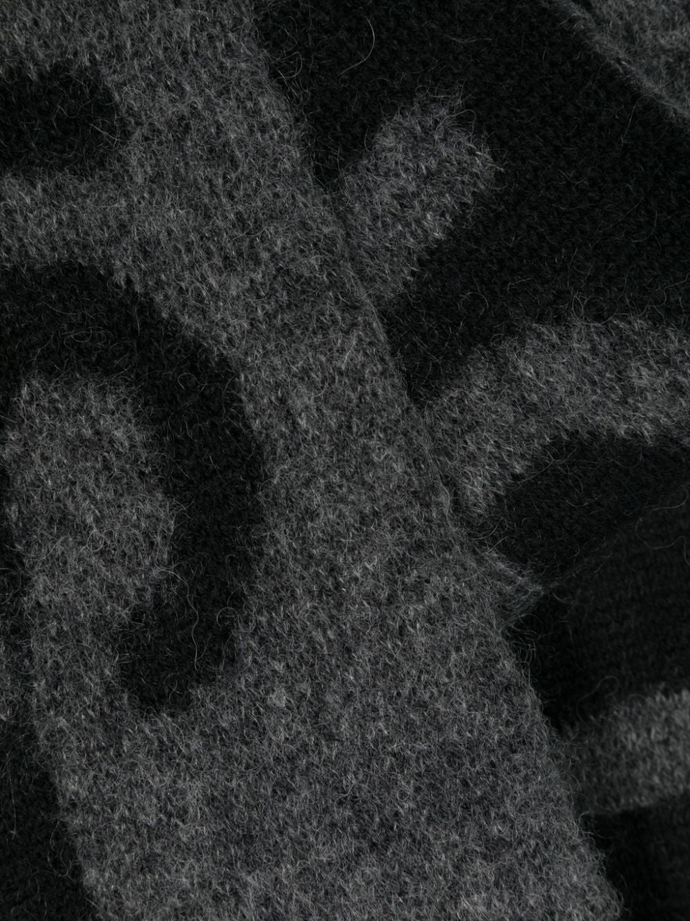 Saint Laurent Women Wool Scarf With Logo