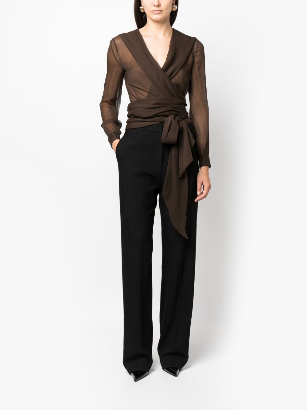 Saint Laurent Women Logo Shirt