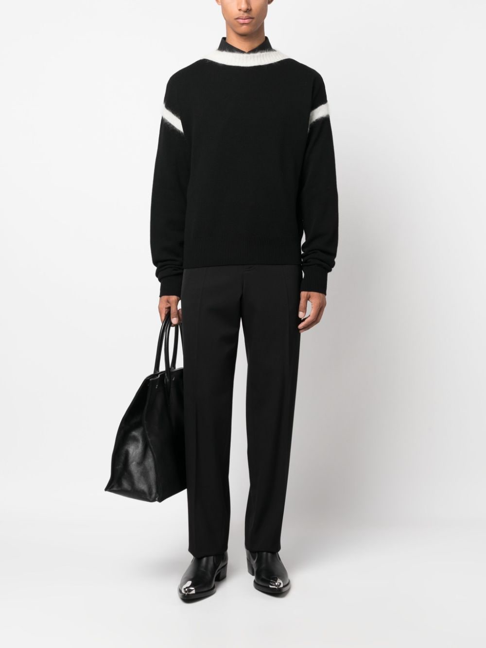 Saint Laurent Men Sweater With Logo