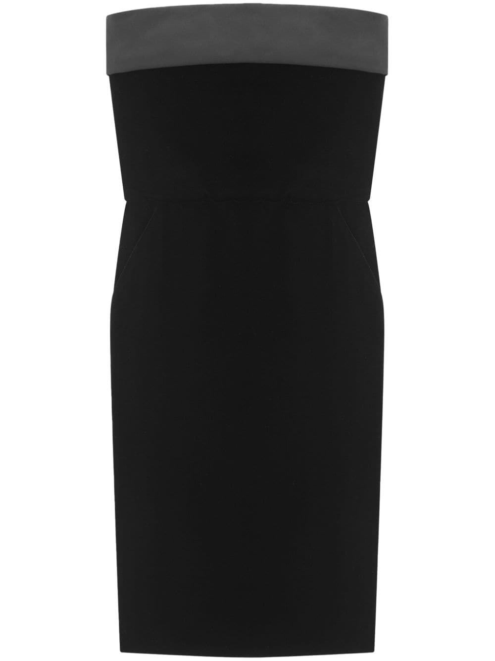 Saint Laurent Women Velvet Bustier Dress