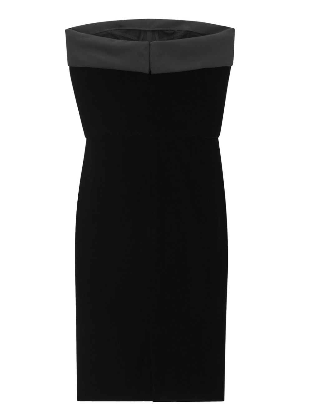 Saint Laurent Women Velvet Bustier Dress