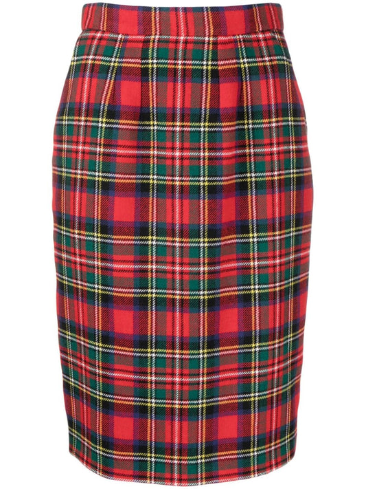 Saint Laurent Women Textured Skirt