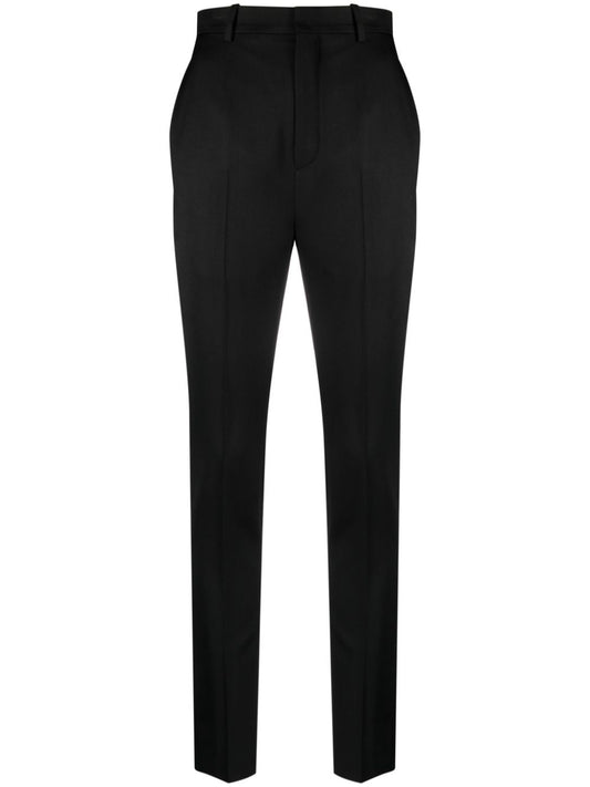 Saint Laurent Women Wool Satin Trousers