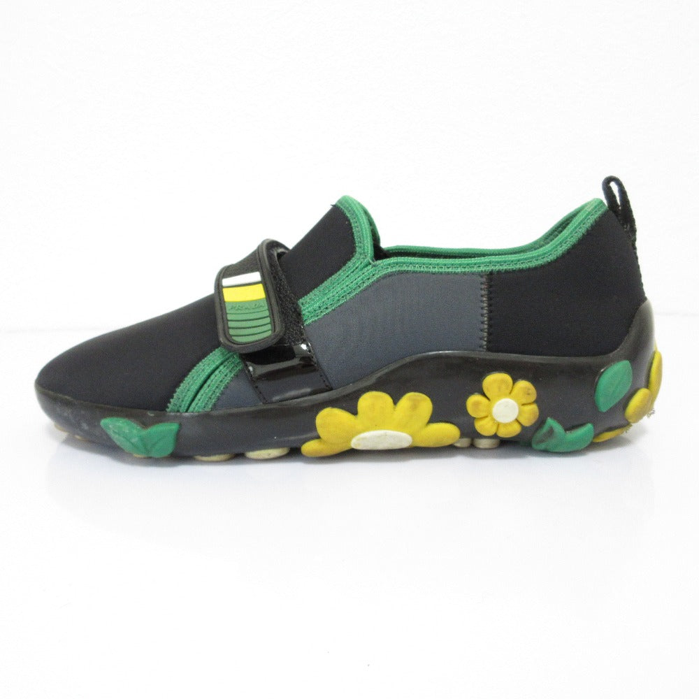 Prada Flower Sole Neoprene Slip-on Sneakers