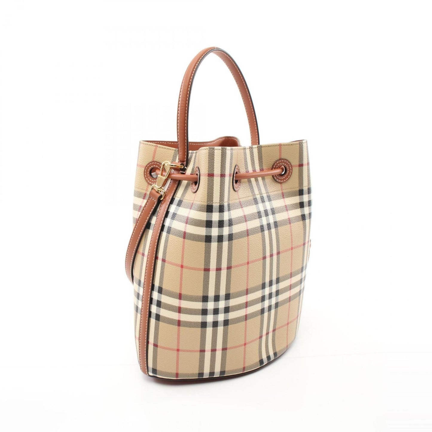 Burberry   Coated Canvas Pvc Leather Handbag ()