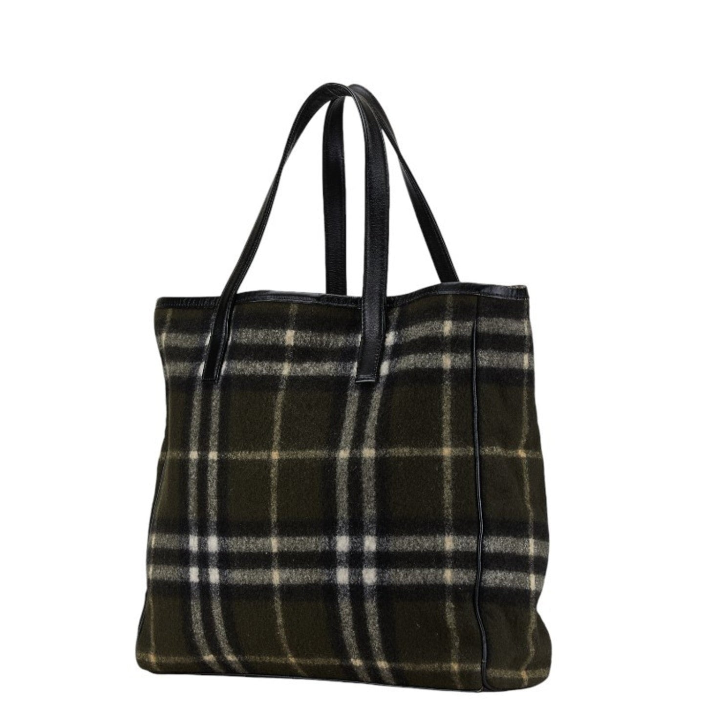 Burberry   Felt Leather Tote Bag ()