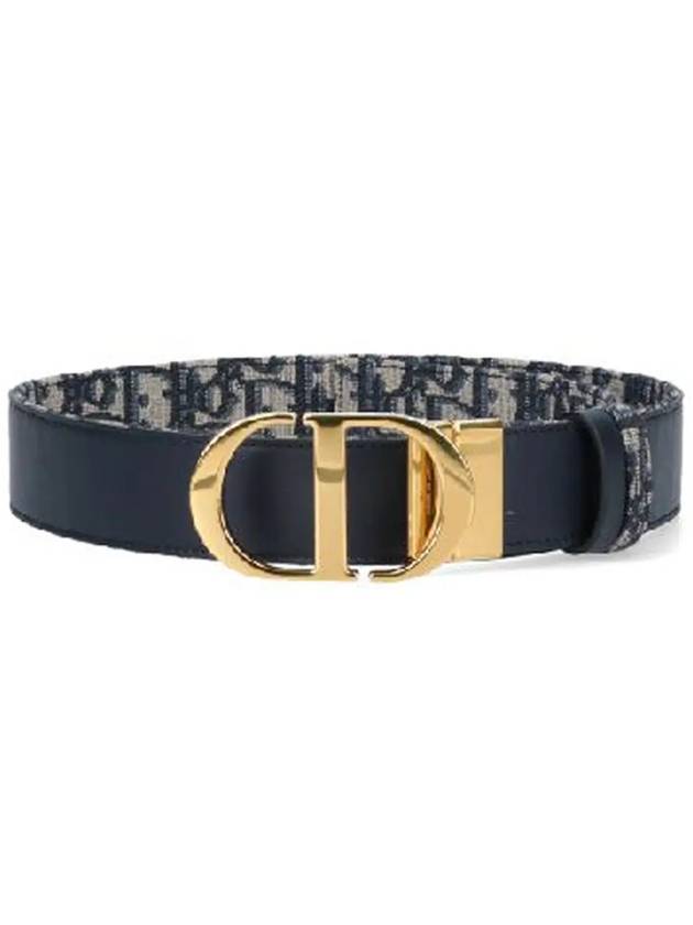 30 Montaine Reversible Leather Belt Dior