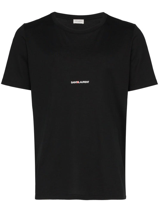 Saint Laurent Men Cotton T-Shirt