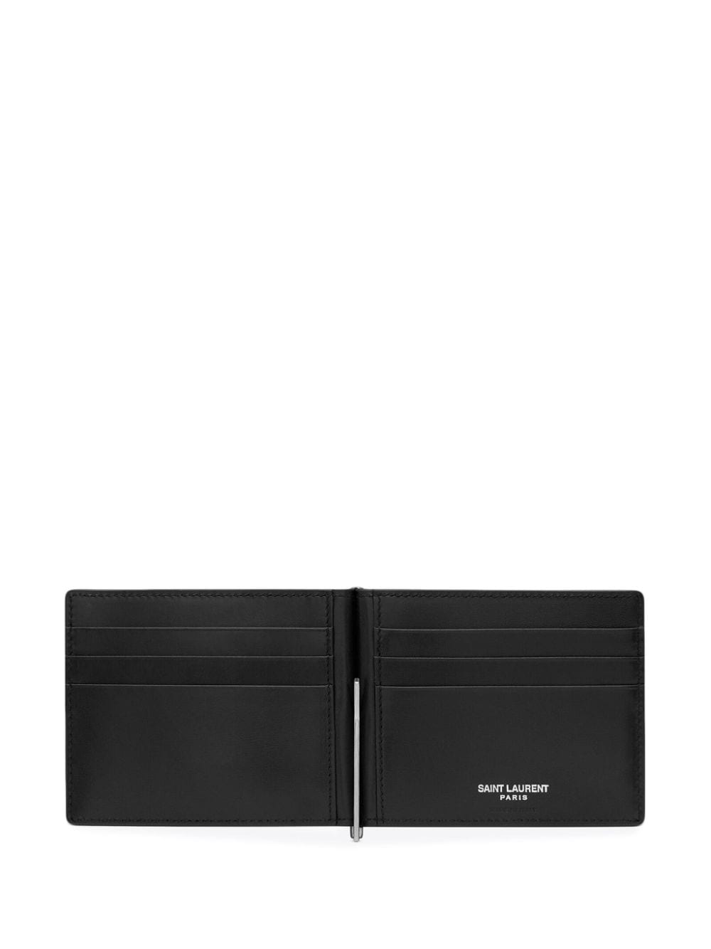 Saint Laurent Men Credit Card Holder With Logo